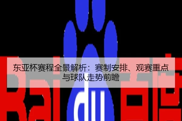东亚杯赛程全景解析：赛制安排、观赛重点与球队走势前瞻