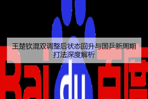 王楚钦混双调整后状态回升与国乒新周期打法深度解析
